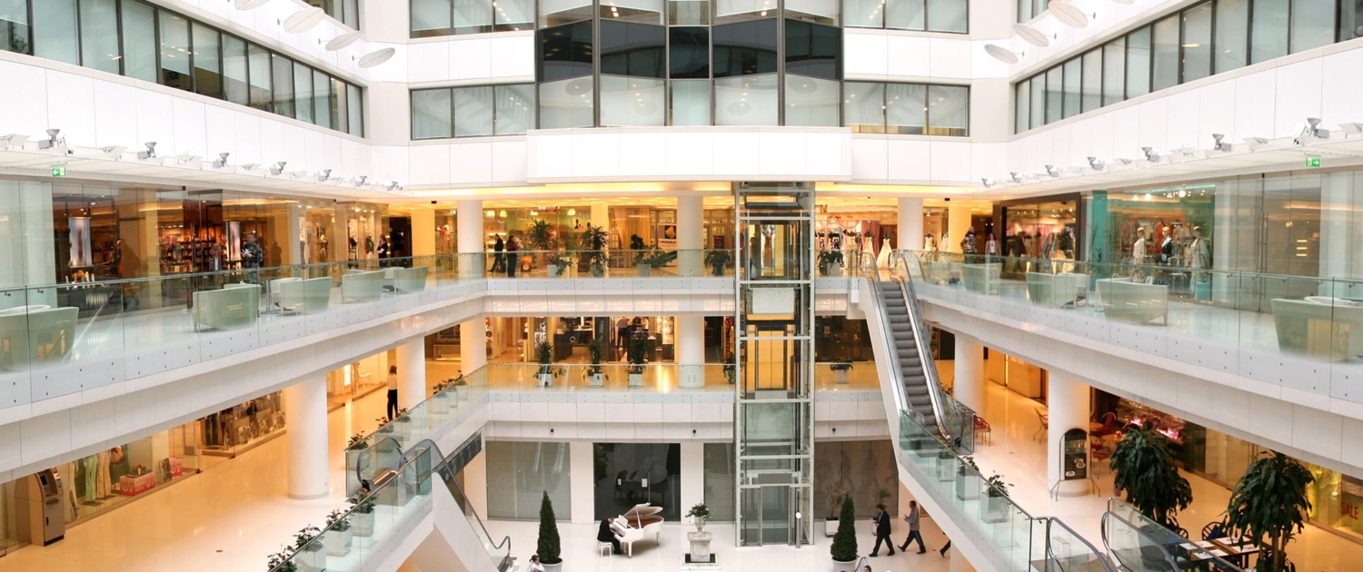 Interior of a mall