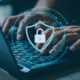 Technology internet and network in cyber security concept